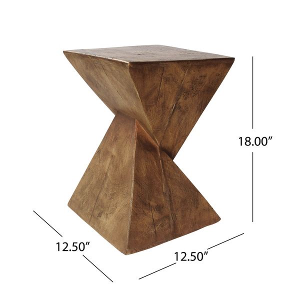TiramisuBest Modern End Table, Stylish Side Table for Living Room, Bedroom, or Office,Natural