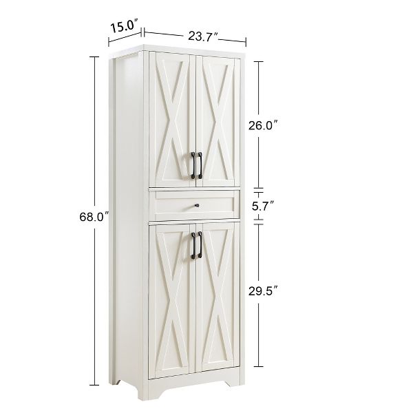 TIRAMISUBEST TV Stand/High Sideboard Storage Cabinet/TV Stand Console Set