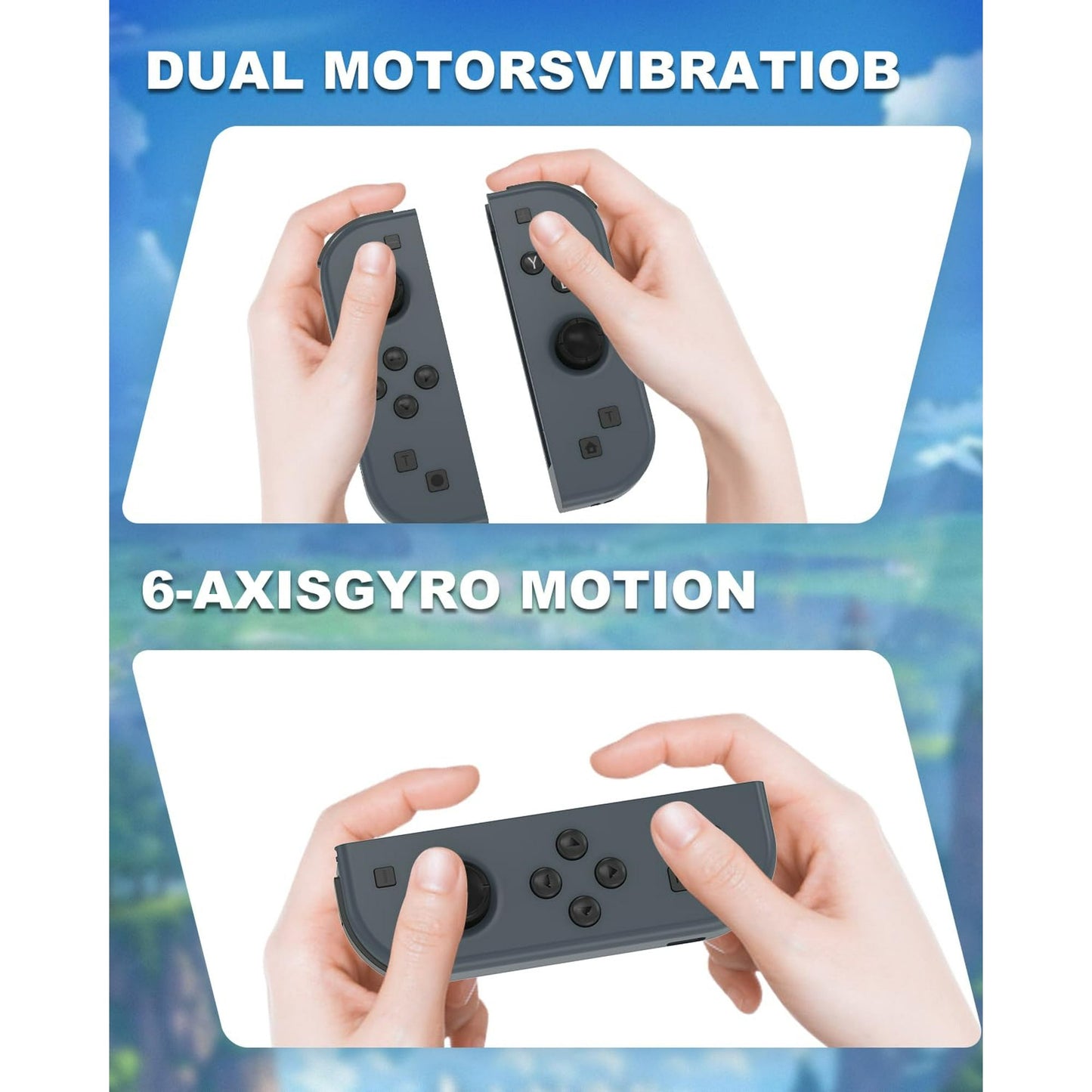 Switch Controller for Nintendo Switch, Switch Remote Control supports Dual Vibration/Motion Control/Screenshot/Wake-up