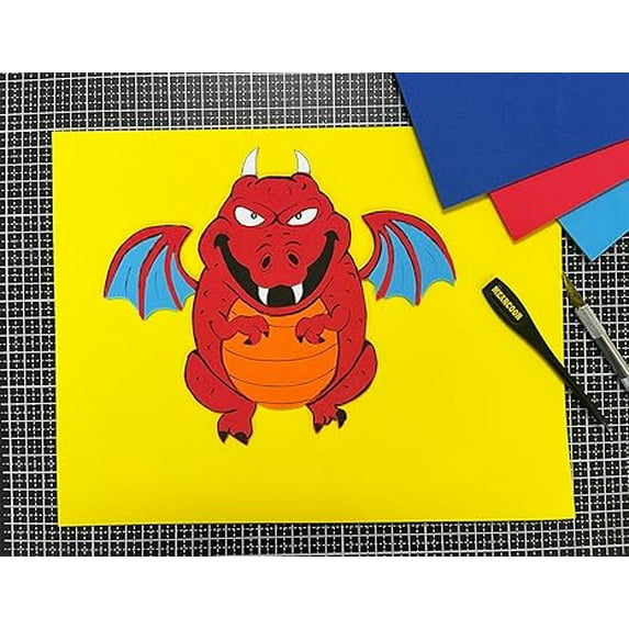 MEARCOOH Foam Sheets Crafts 9x12 in 30Pack 15 Colors 2mm Eva Color Craft Foam Paper Set for Crafts Project Preschoolers Classroom Scrapbooking DIY Handcraft