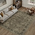 WIPONKEN 5x7 Area Rugs for Living Room Bedroom Dining Room Office Farmhouse, Machine Washable Non Slip Vintage Persia Rug