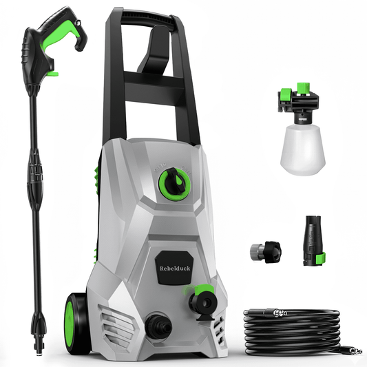 4000 PSI Electric Pressure Washer Max 2.6 GPM Power Washer with Adjustable Nozzle 0-120°,Foam Cannon 35FT Power Cord 20FT Hose for Car Garden Yard Hom