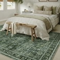 WIPONKEN 5x7 Area Rugs for Living Room Bedroom Dining Room Office Farmhouse, Machine Washable Non Slip Vintange Persia Rug
