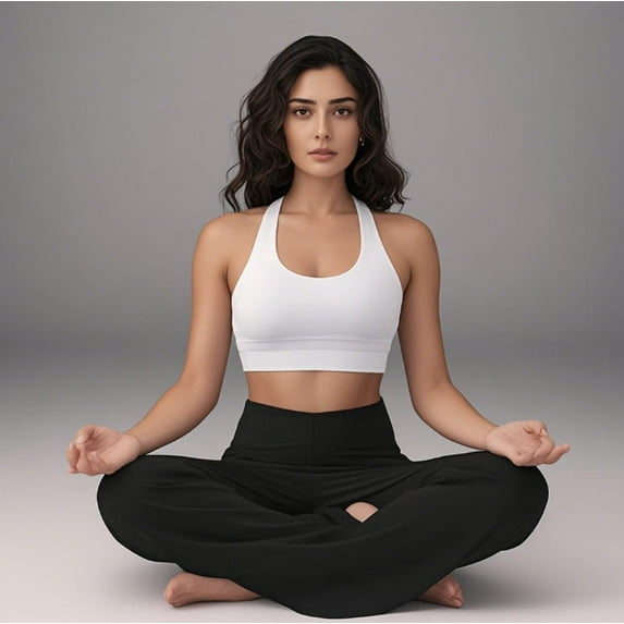 WQD Sports Bras for Women High Support Wirefree Padded Workout Bras Comfortable Athletic Yoga Bra Tops for Running Training Fitness Gym