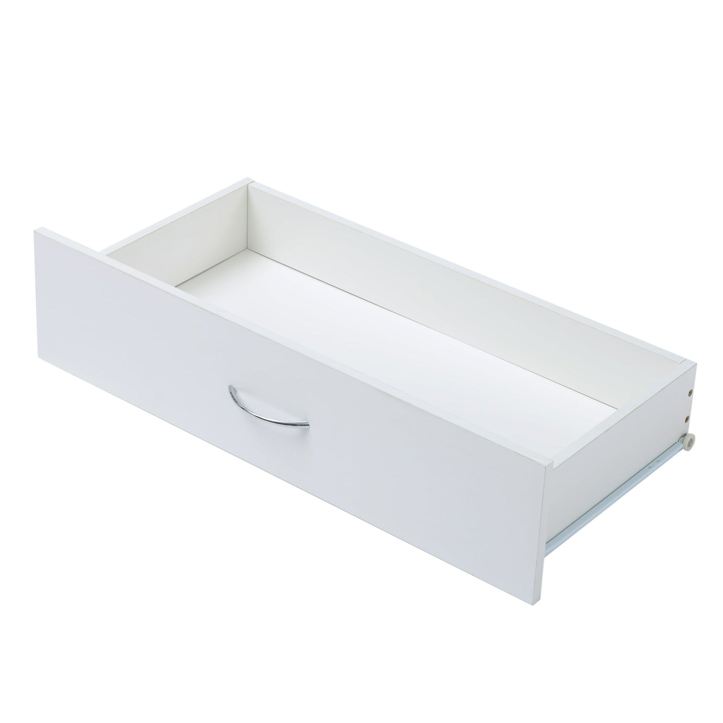 Dranite 4-Drawer Chest,Modern Storage Cabinet for Bedroom,Living Room,Wood Finish with Metal Handles