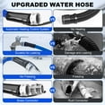 Ktoebyco 15FT Heated Water Hose for RV, Self-Regulating, -45°F Anti-Freeze, Lead-Free, BPA-Free