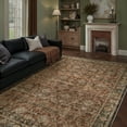 WIPONKEN 5x7 Area Rugs for Living Room Bedroom Dining Room Office Farmhouse, Machine Washable Non Slip Vintange Persia Rug