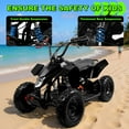 Gpower 49cc Mini Gas ATV for 5-13 Kids with 2-Stroke Pull Start,4-Wheeler with Disc Brake ATV,6"Tires