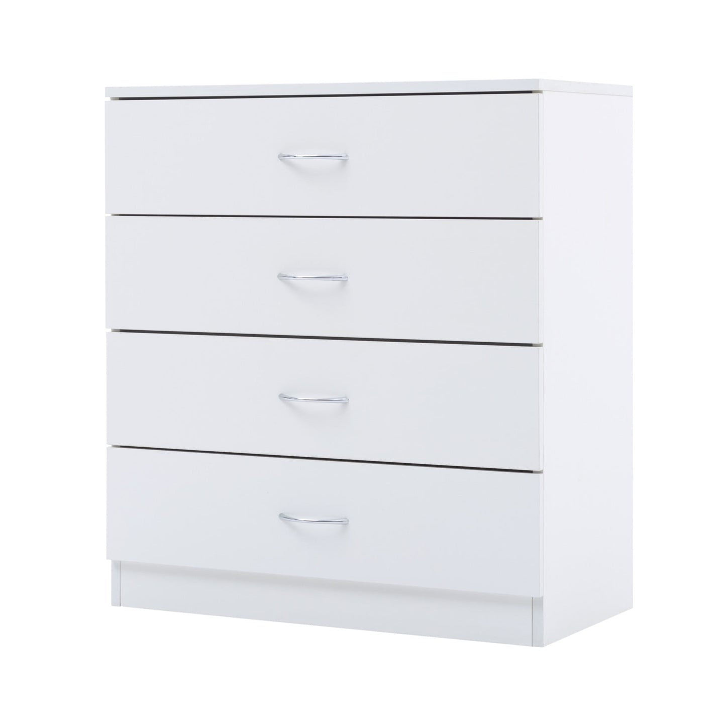 Dranite 4-Drawer Chest,Modern Storage Cabinet for Bedroom,Living Room,Wood Finish with Metal Handles