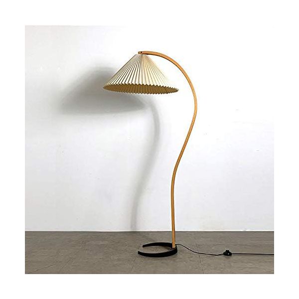 TIRAMISUBEST Vintage 59" Arched LED Floor Lamp - Beige