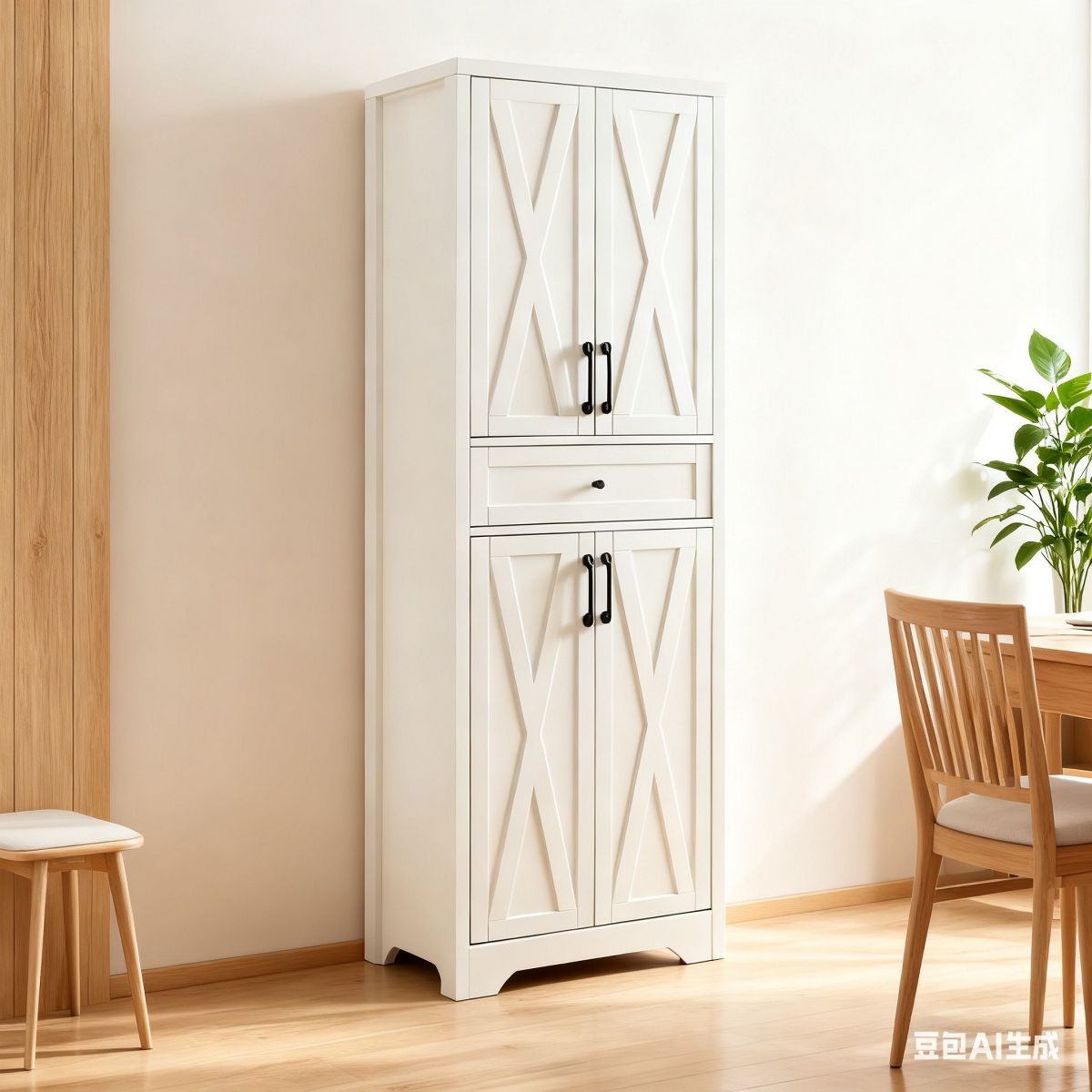 TIRAMISUBEST TV Stand/High Sideboard Storage Cabinet/TV Stand Console Set