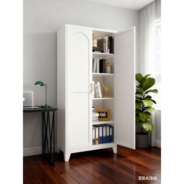 TiramisuBest 50/71 inch Pantry Cabinet Freestanding Buffet Sideboard 2 Door Adjustable Shelf Kitchen Dining Living Room Storage Statement