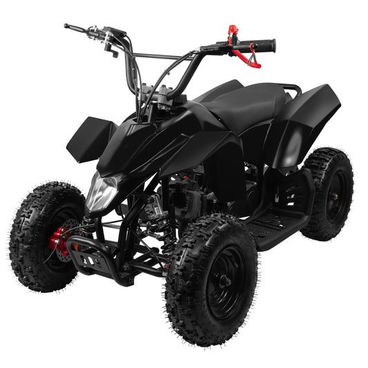 Gpower 49cc Mini Gas ATV for 5-13 Kids with 2-Stroke Pull Start,4-Wheeler with Disc Brake ATV,6"Tires