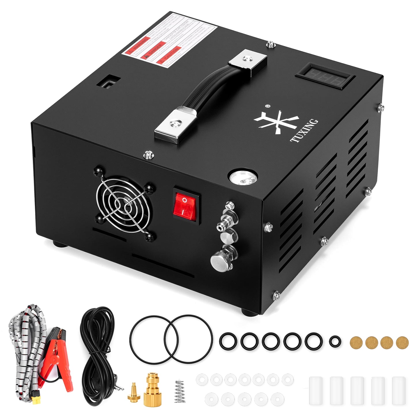 TUDIVING Pcp Air Compressor Built in Converter Pcp Compressor 4500psi/300bar