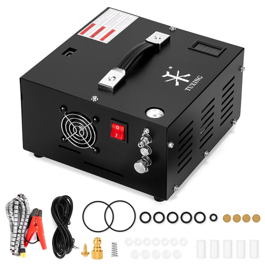 TUDIVING Pcp Air Compressor Built in Converter Pcp Compressor 4500psi/300bar