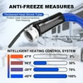 Ktoebyco 15FT Heated Water Hose for RV, Self-Regulating, -45°F Anti-Freeze, Lead-Free, BPA-Free