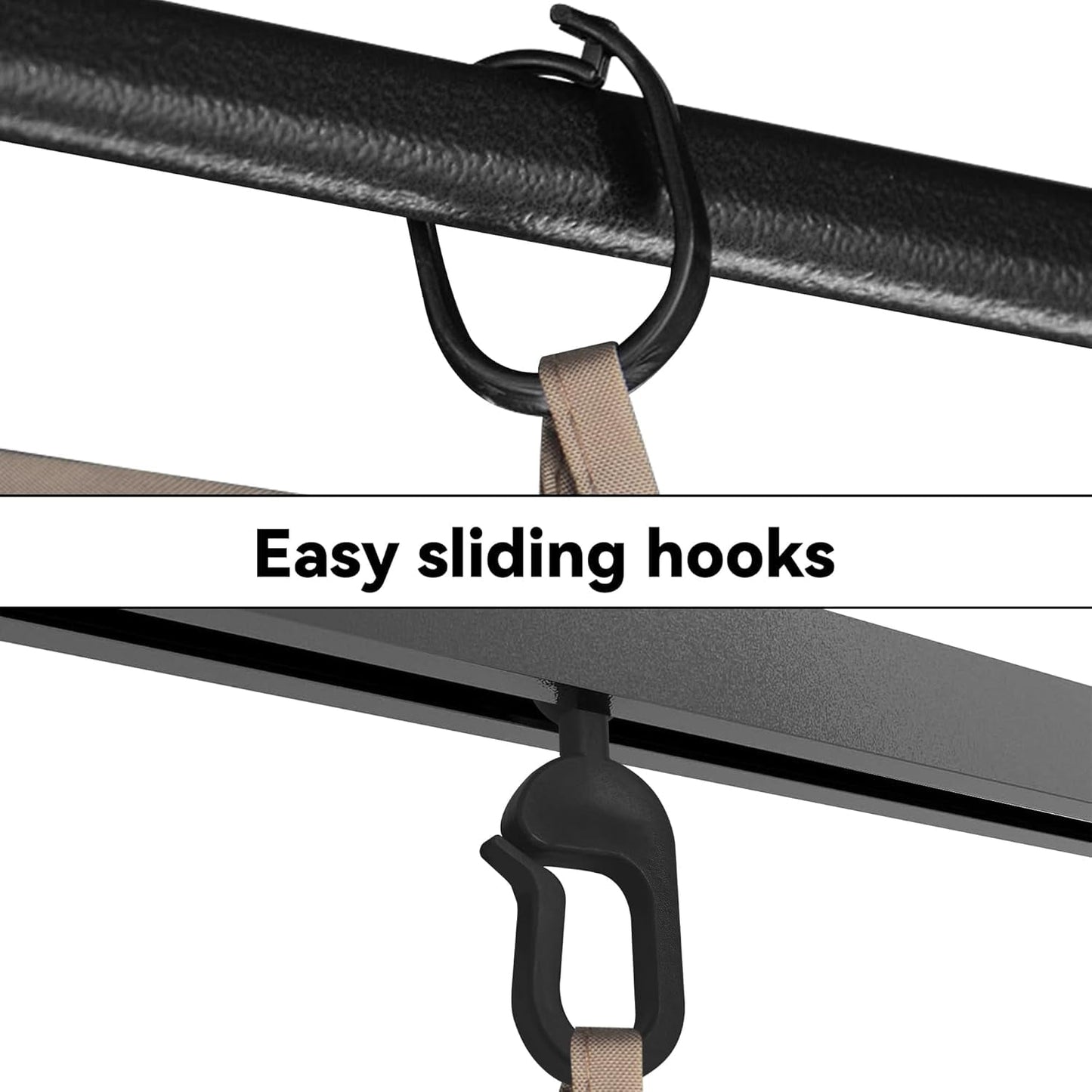 FONA Gazebo Curtain Replacement Universal 4-Panel Sidewalls 10' x 12', Outdoor Gazebo Privacy Curtains with Zipper, Replacement for Outdoor, Patio Canopy, Garden and Backyard