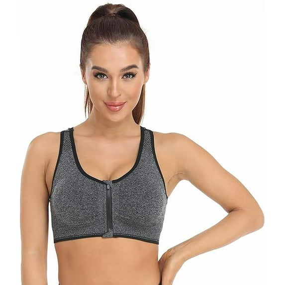 WQD 2 Pack Yoga Sports Bras for Women High Impact Padded Wirefree Seamless Support for Yoga Running Training Gym Workouts