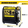 Aceup Energy 4500 Watt Open Frame Inverter Generator, Gas Generator 223CC RV-Ready, 4000W Generator EPA Compliant