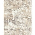 WIPONKEN 8x10 Area Rug for Living Room and Bedroom, Washable Modern Abstract Low-Pile Mat with Non-Slip Backing